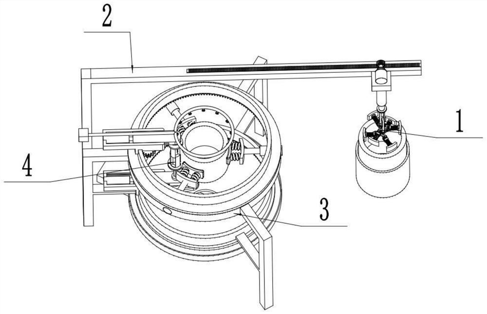 A metal casting derusting recovery device