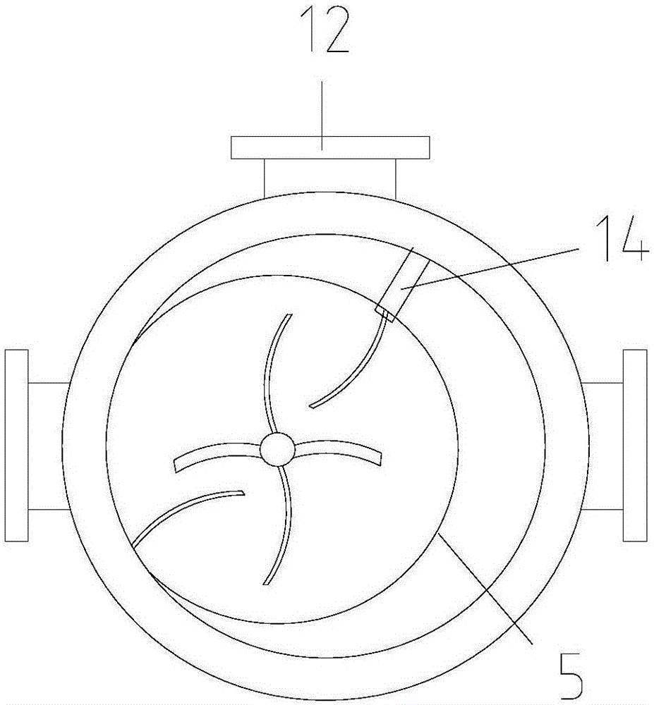 Special smashing machine for sewage discharge