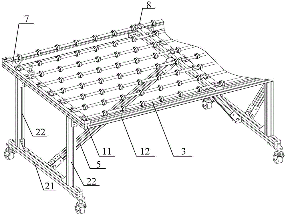 An extension platform for transporting plate-like members