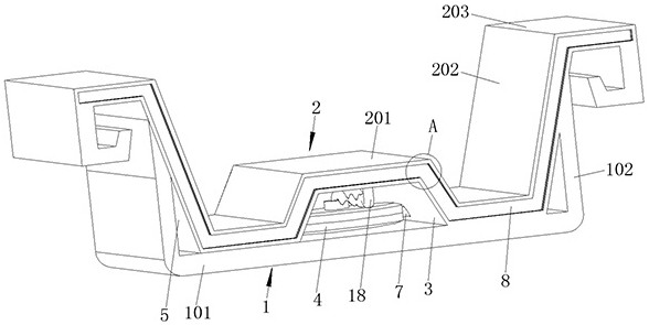 A sealing profile for construction engineering decoration