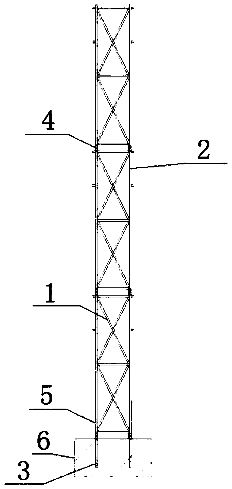 Environmentally-friendly type mud-blocking net of sediment pit