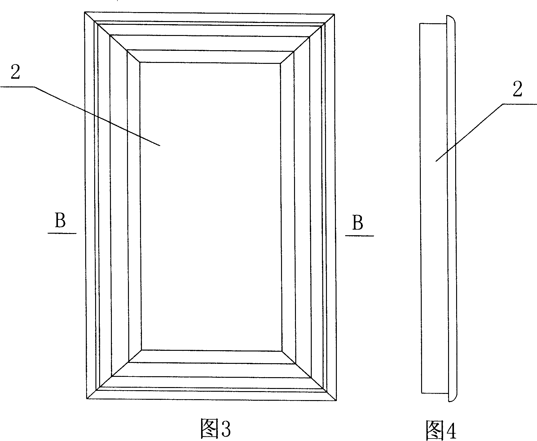 Artistic wood door and its manufacturing method