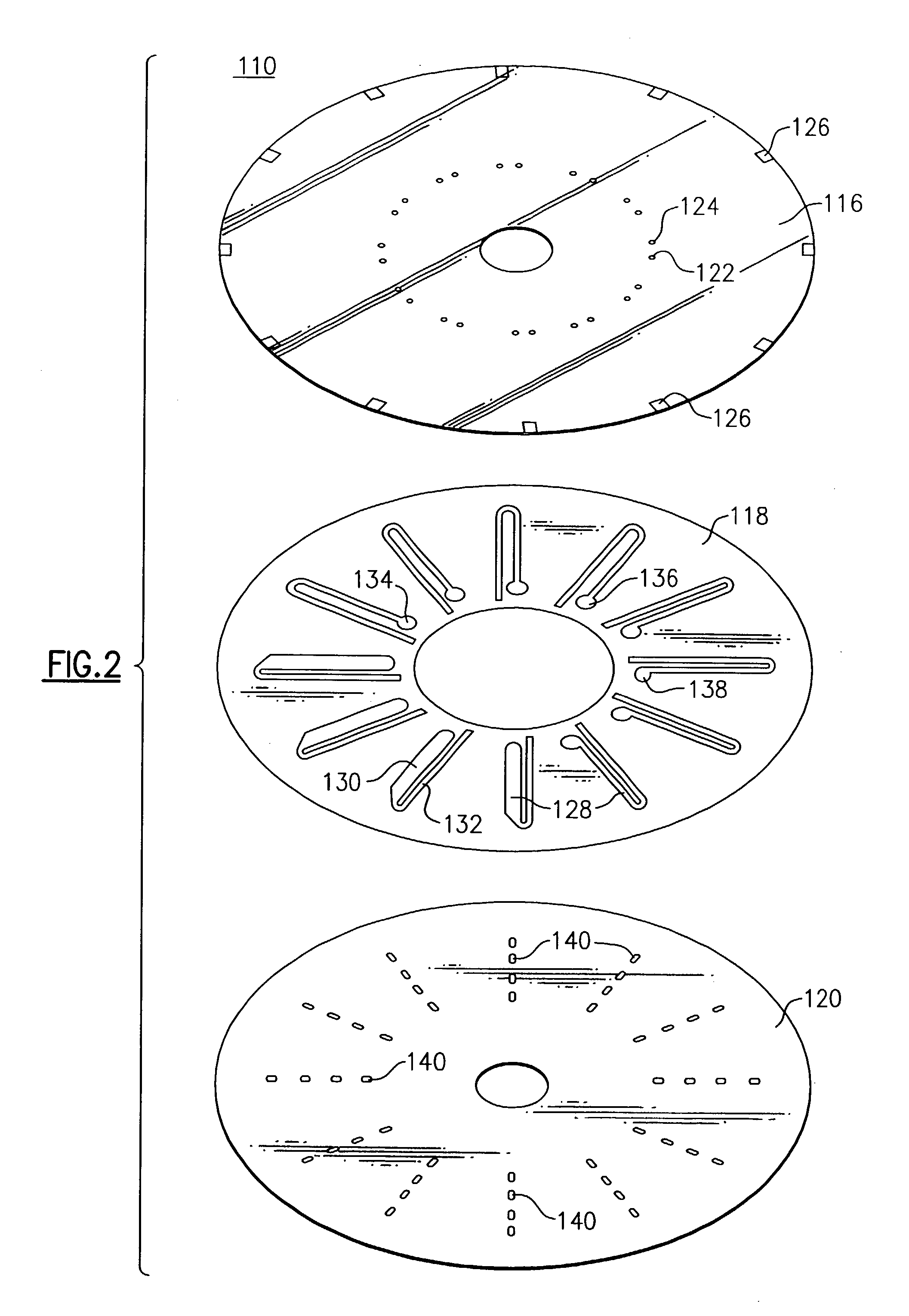 Bio-safety features for optical analysis disc and disc system including same
