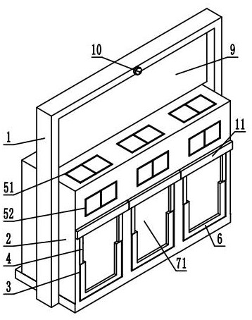 Garbage storage device for smart community and use method of garbage storage device