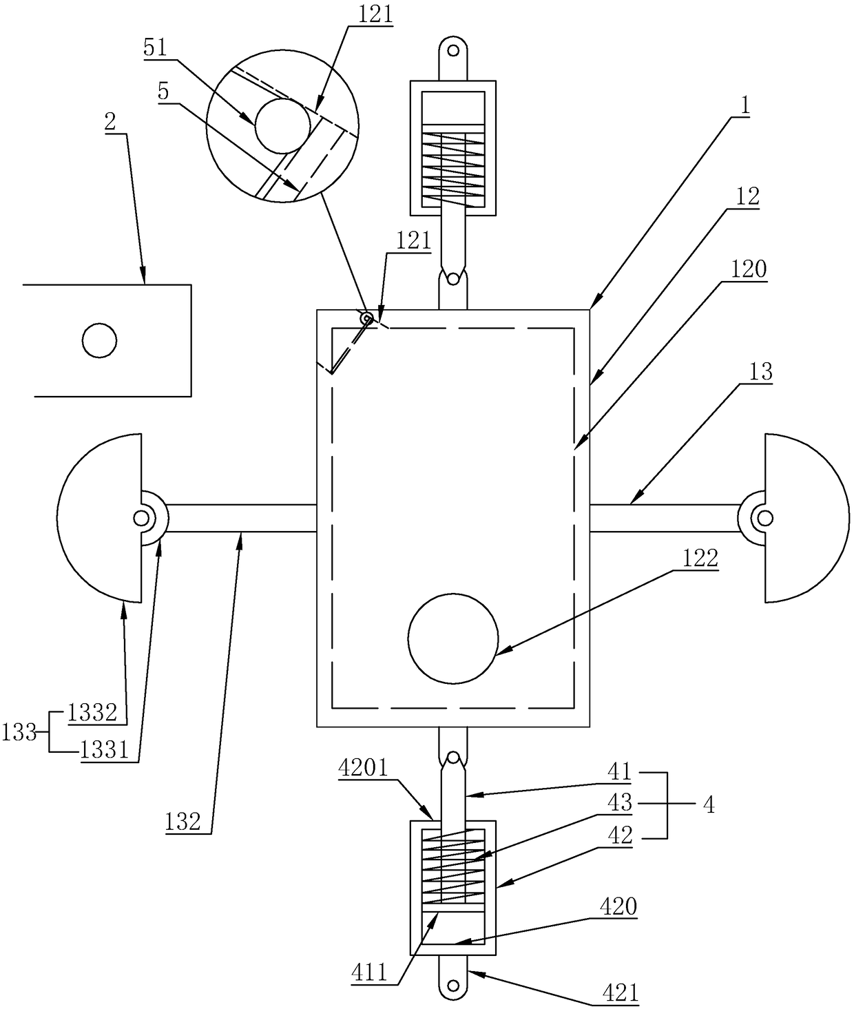 Conveying device used for industrial robot to screen products