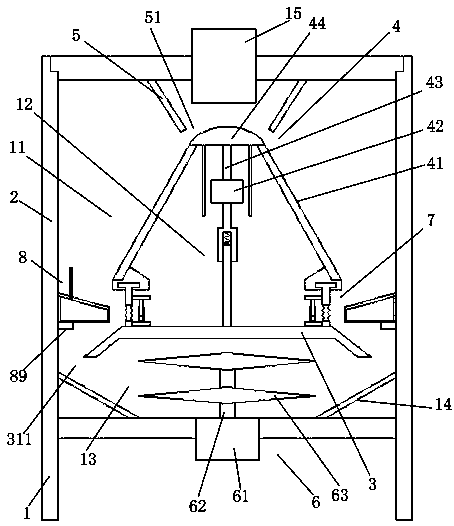 Secondary filtering type composite vitamin processing device