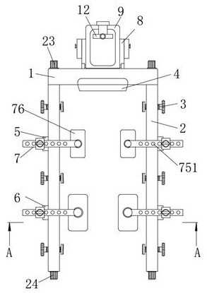 Radiotherapy clinical fixing frame for radiotherapy department physician