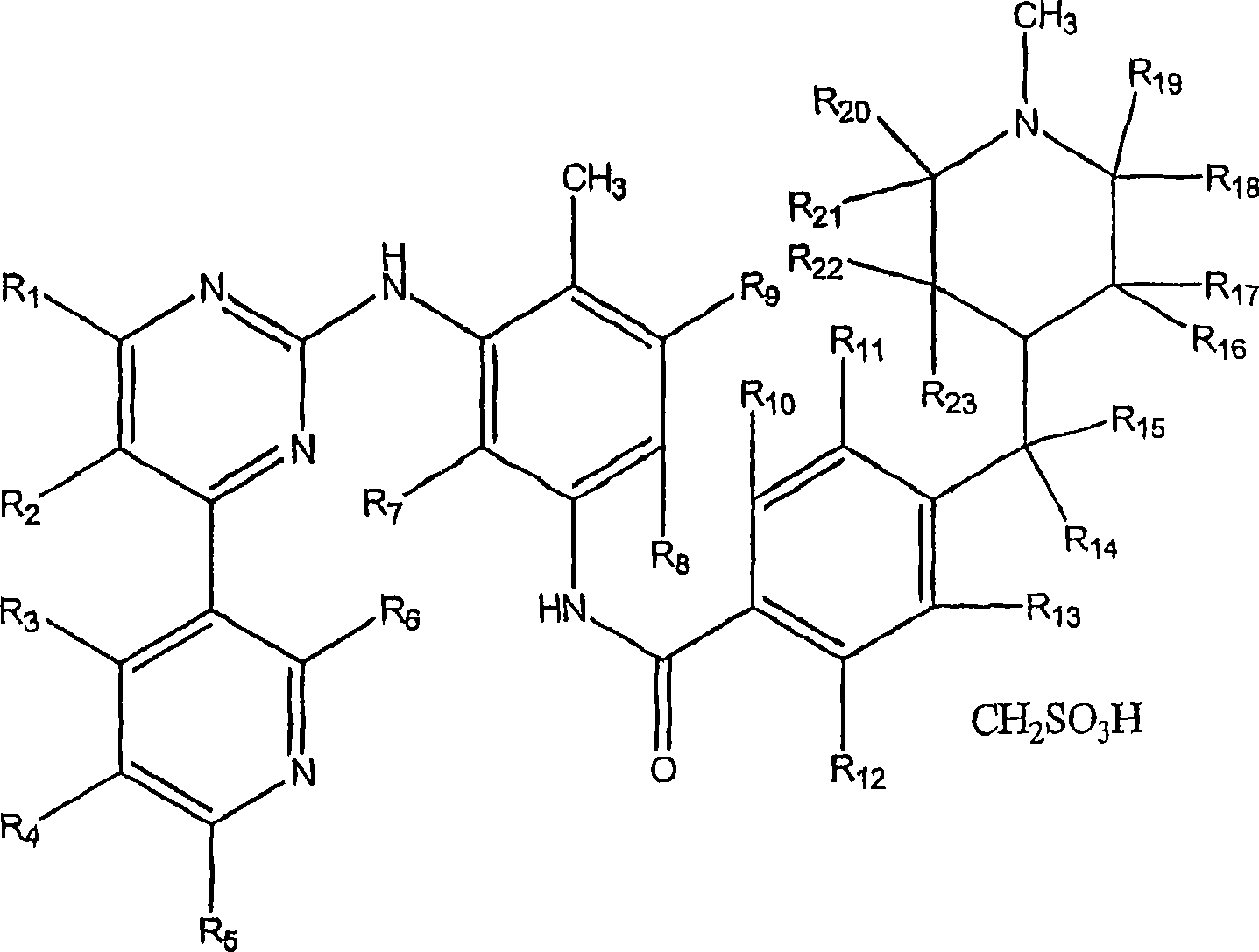 Nanoparticulate imatinib mesylate formulations