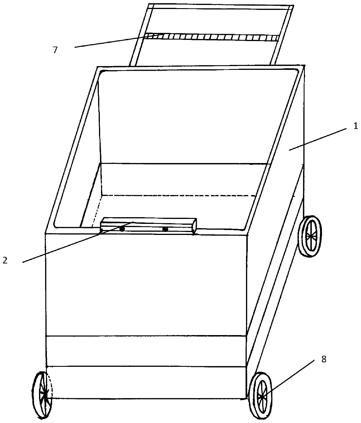 Intelligent shopping cart shopping guide system