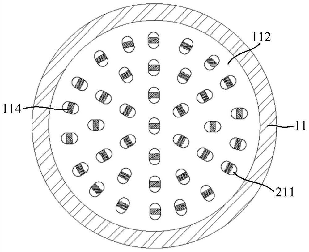 Anchoring structure of FRP rib cable and construction method of anchoring structure