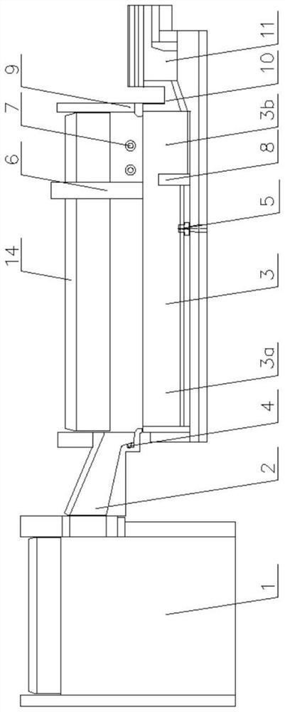 Glass kiln for reducing nitrogen oxides