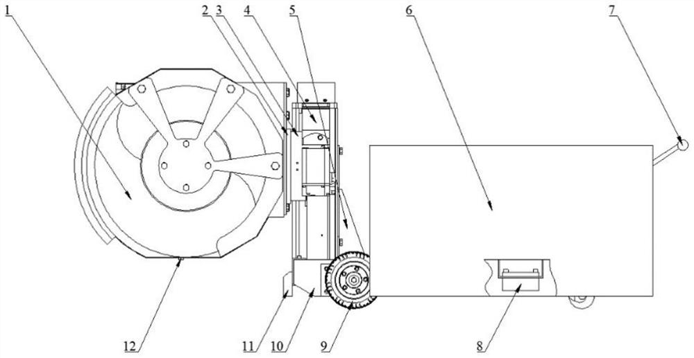 Method and device for controlling pasture pushing robot