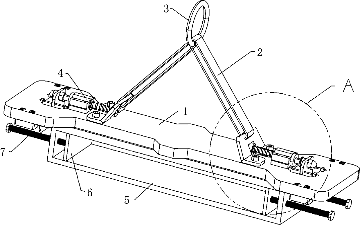Hoisting tool applied to bridge accessories and using method thereof