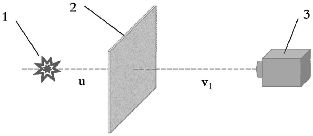 Scattering-medium-through non-invasive optical imaging and positioning device and method