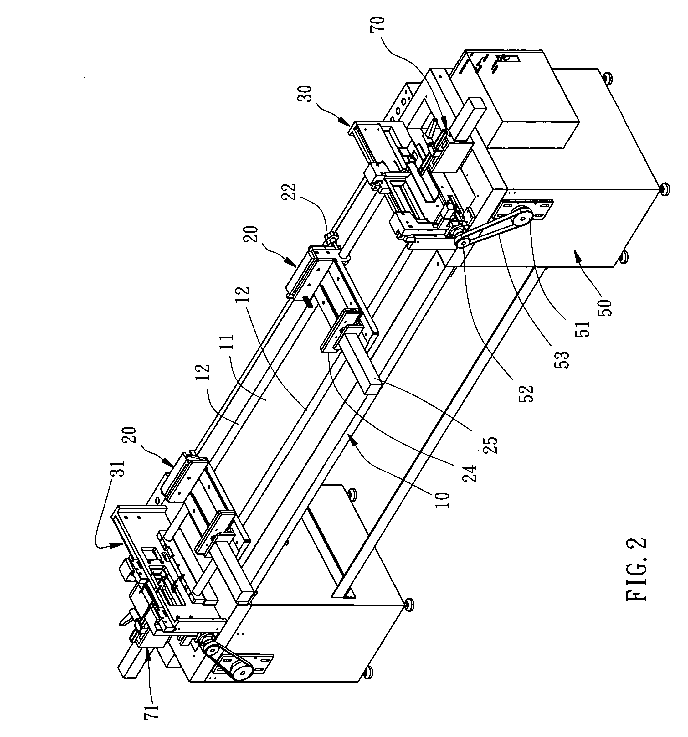 Machine for cutting parts of a window blind