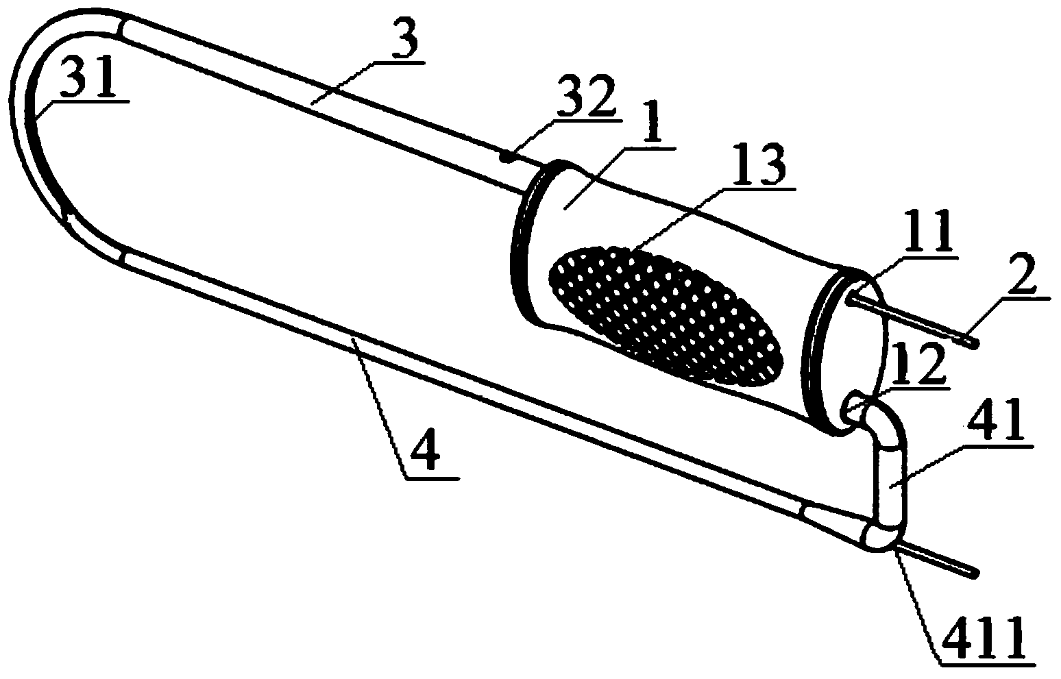 Steel wire guiding device for intertrochanteric fracture