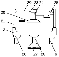 Wound cleaning device for medical nursing