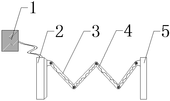 A kind of antibacterial device based on down products used in bed