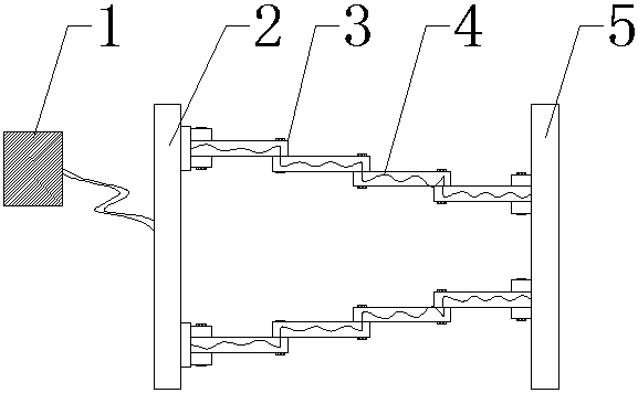 A kind of antibacterial device based on down products used in bed