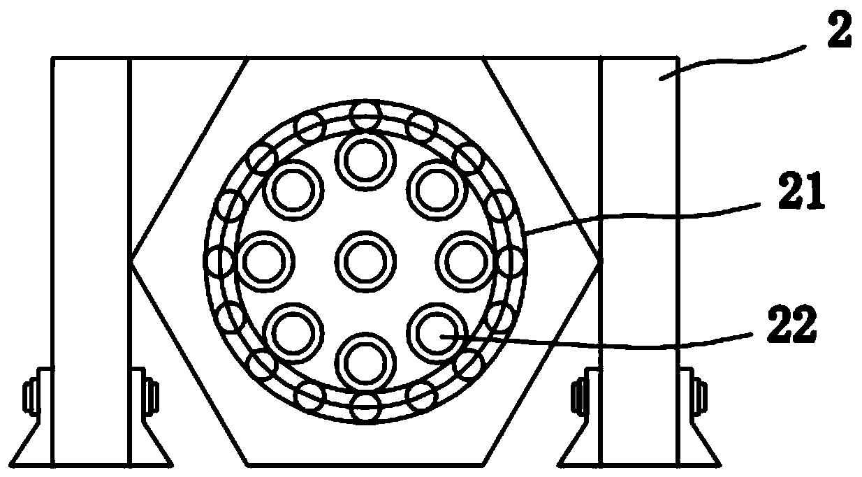 A limit device for rolling cage machine