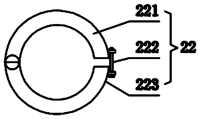 A limit device for rolling cage machine