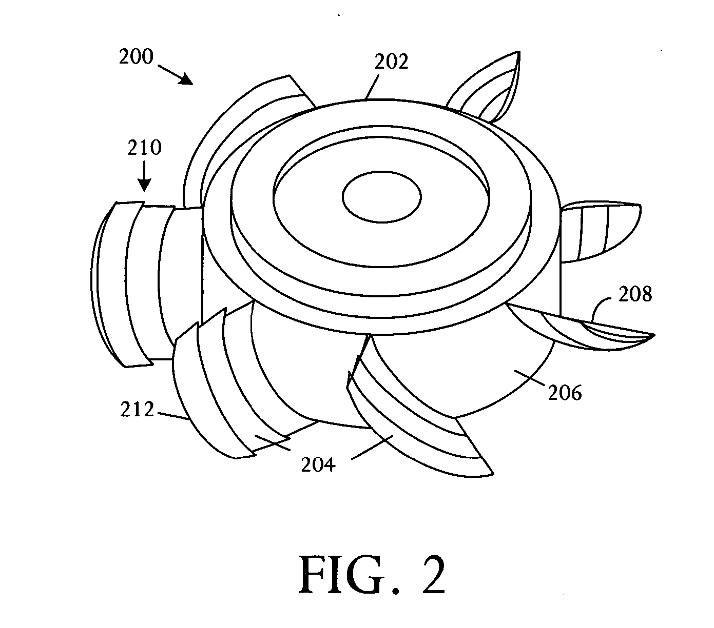 Electronics cooling fan with collapsible fan blade