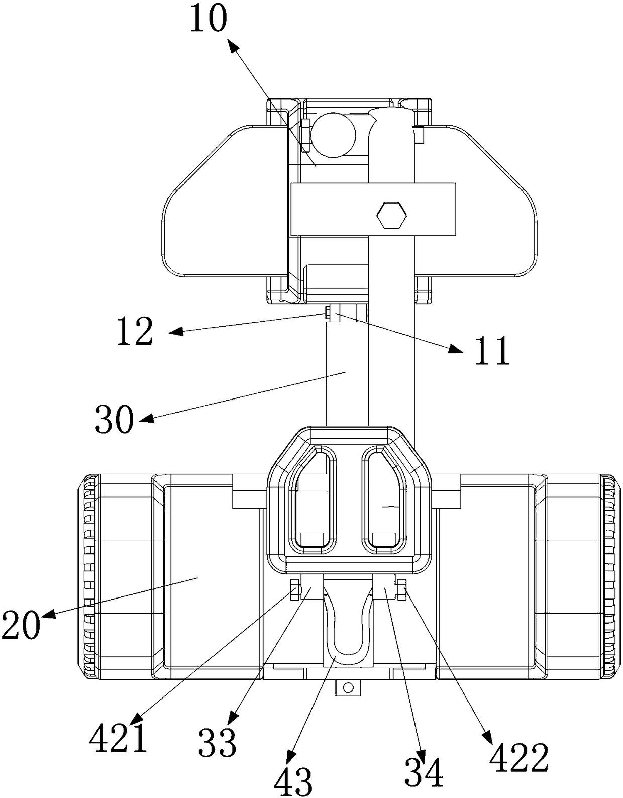 Scooter capable of adjusting length of scooter body based on rotation of rotating mechanism