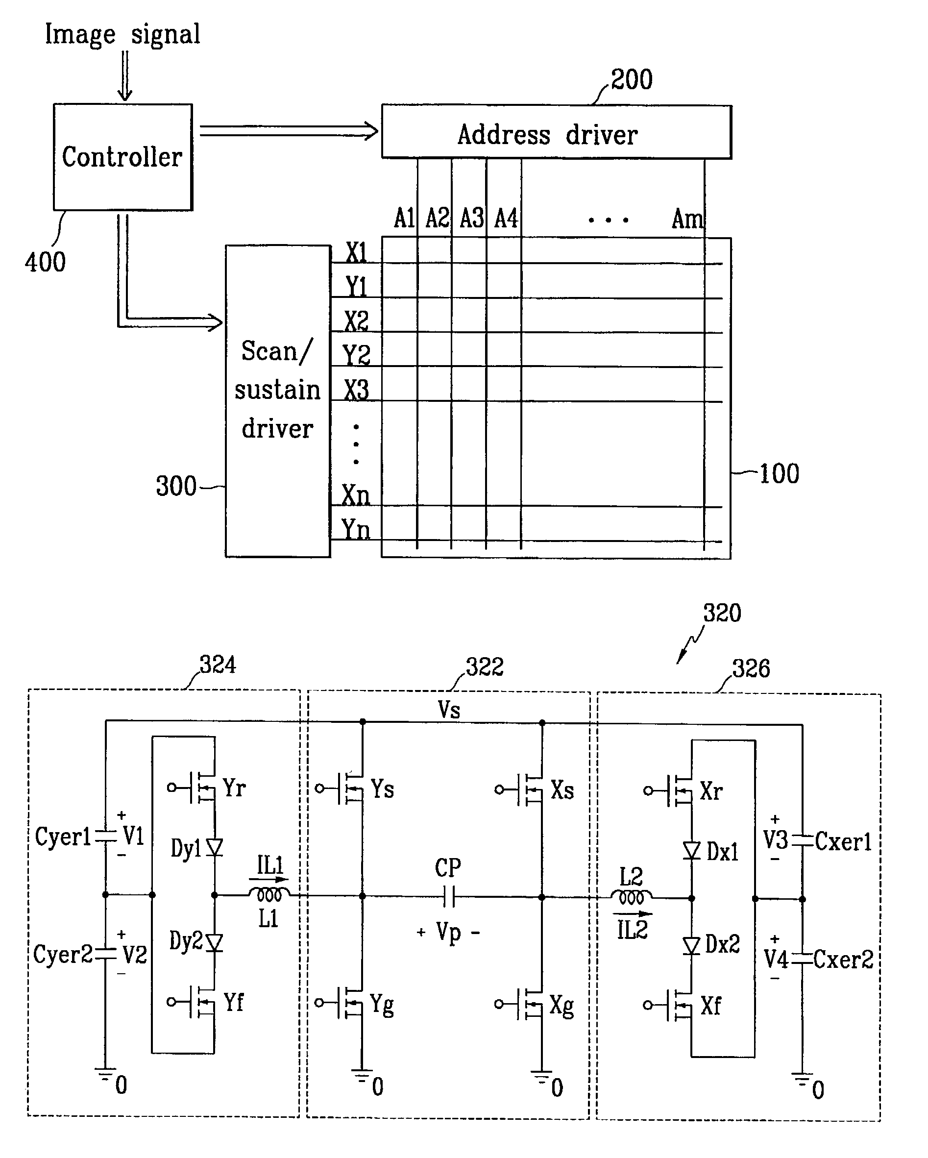 Plasma display panel, and apparatus and method for driving the same