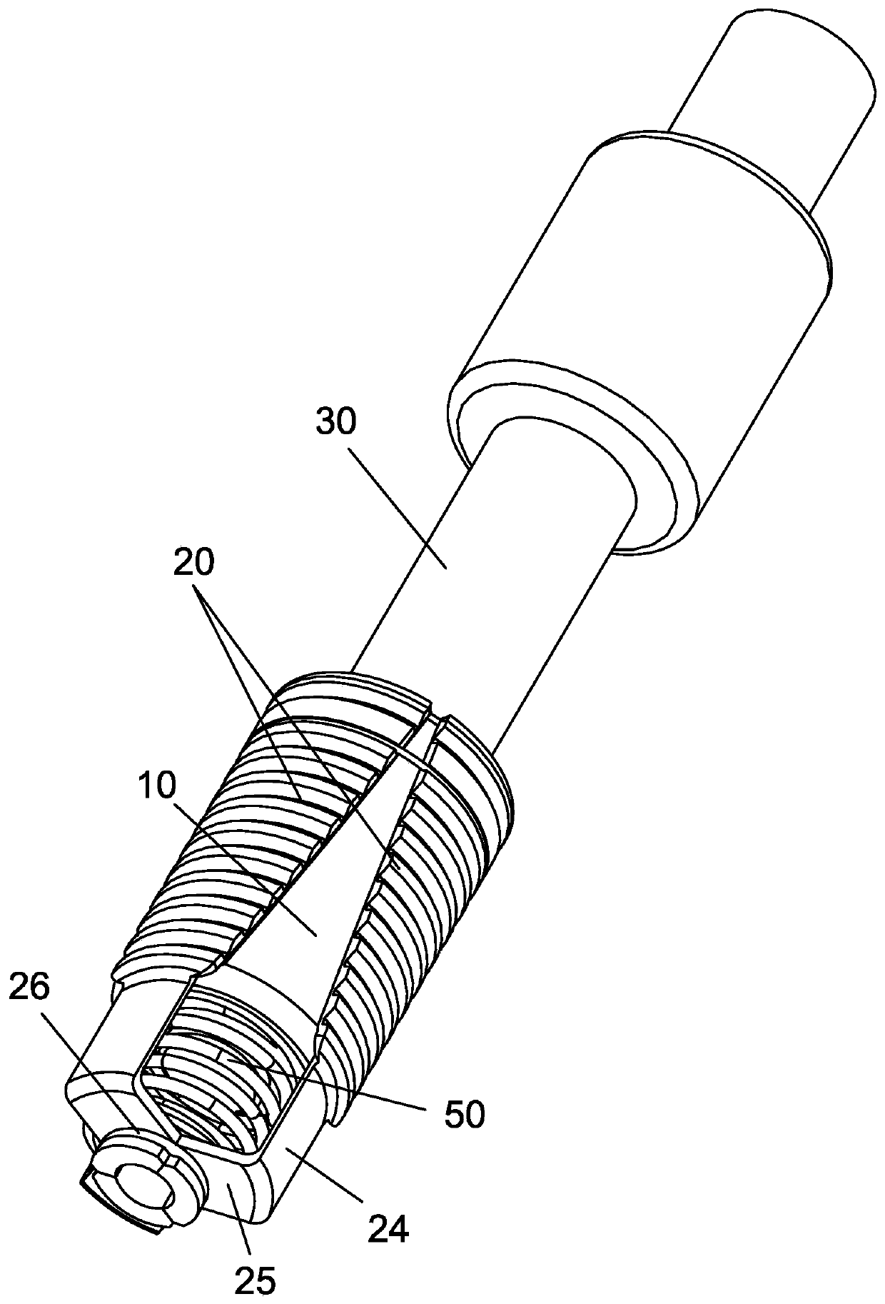 Steel rope anchor bolt