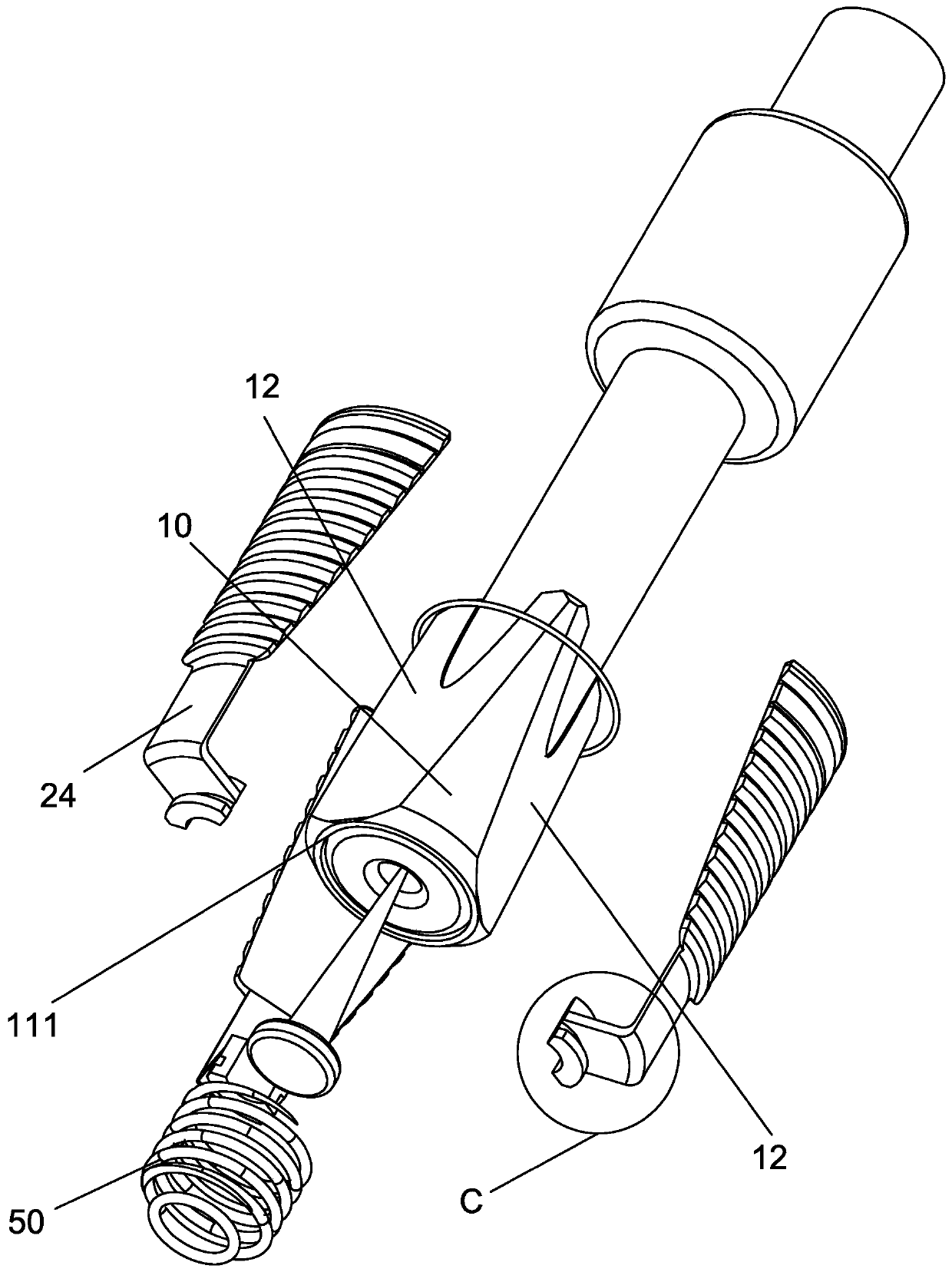 Steel rope anchor bolt