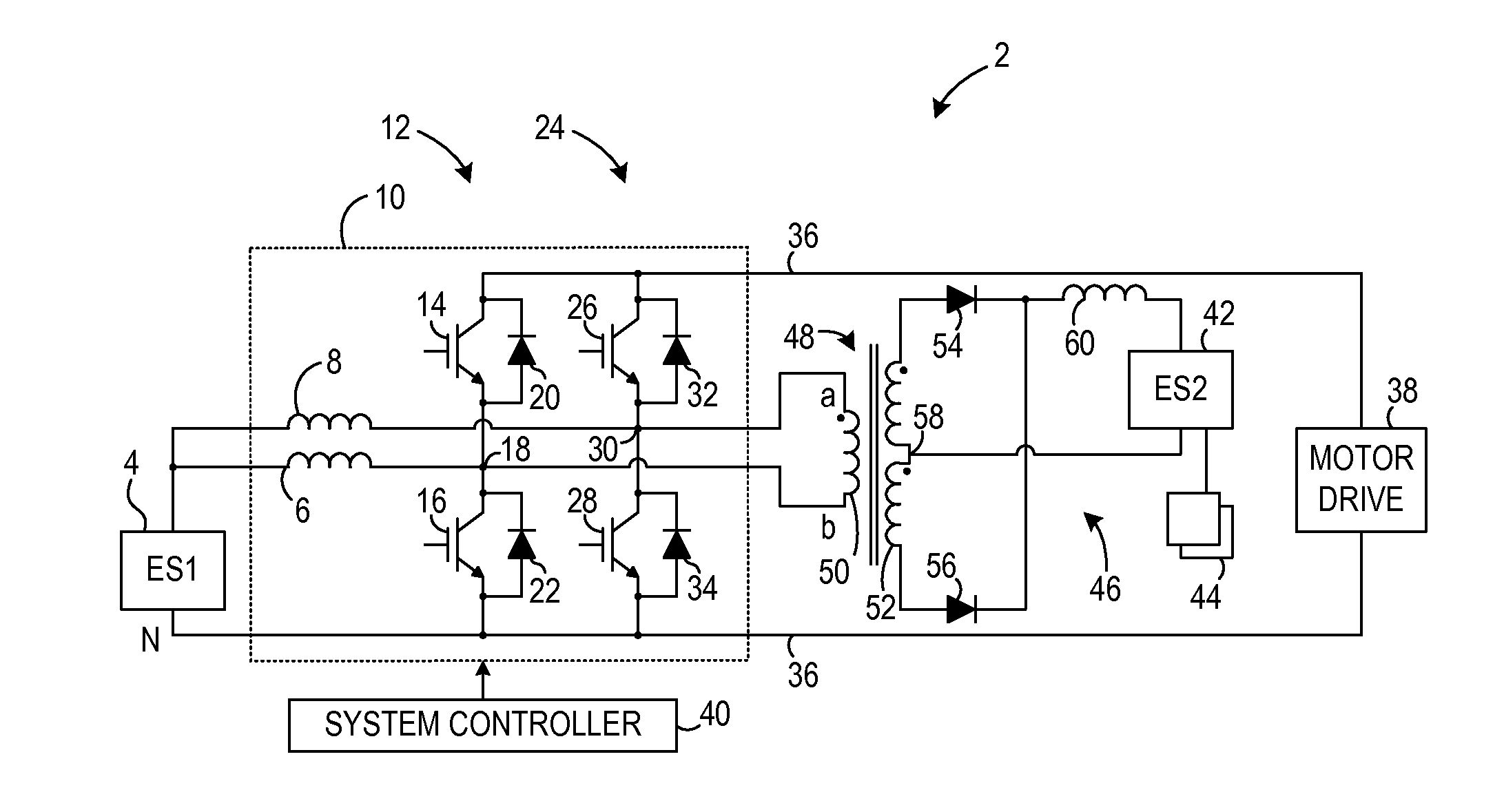 System for charging electrical storage device and method of making same