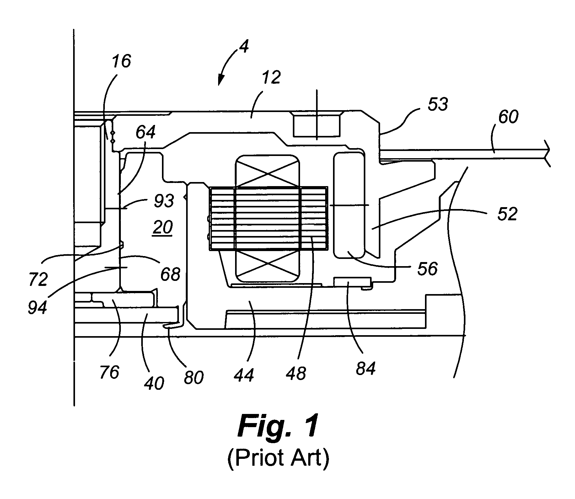 Shaped fluid dynamic bearing for a hard disk drive