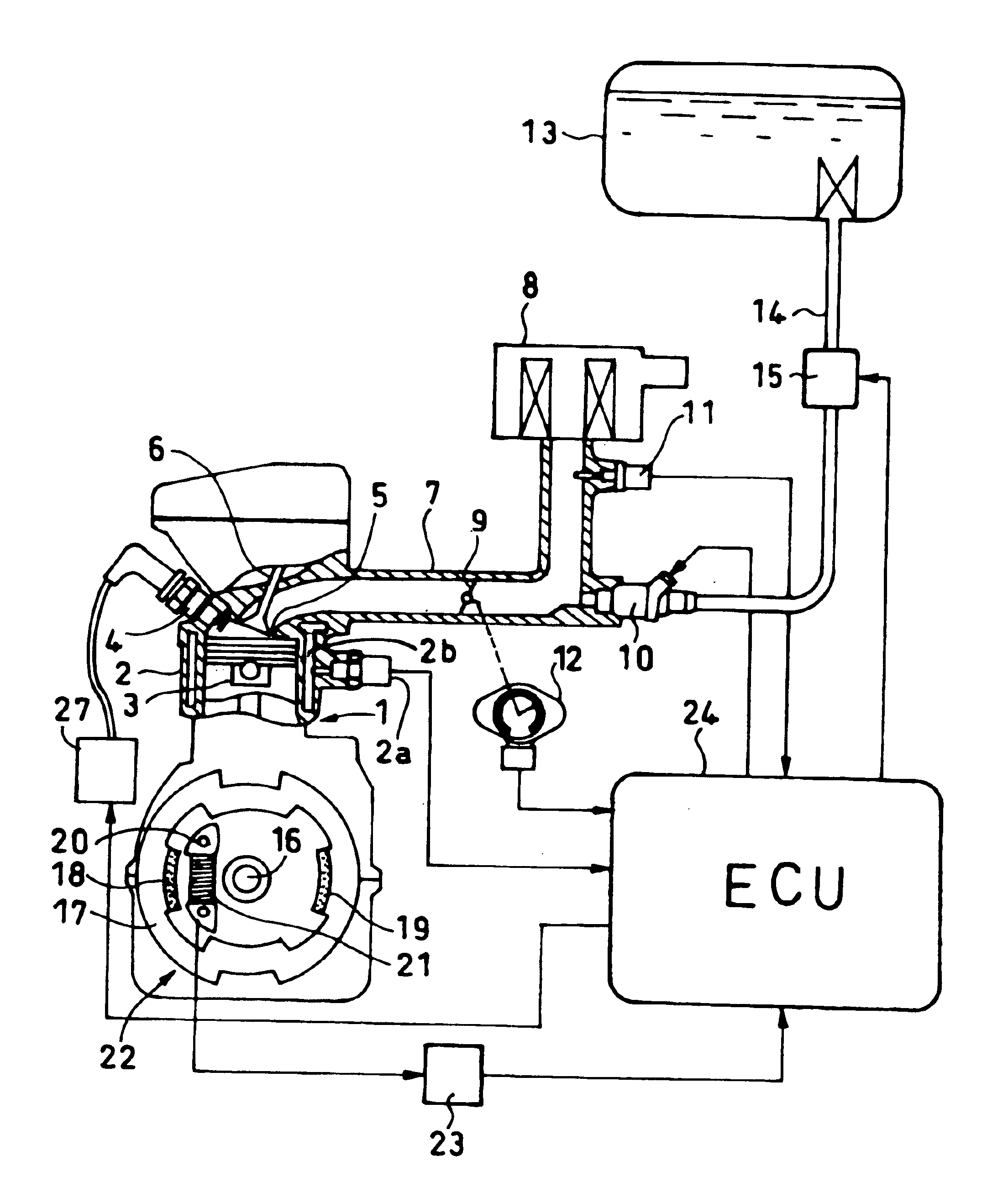 Electronic controlled fuel injection apparatus of internal combustion engine