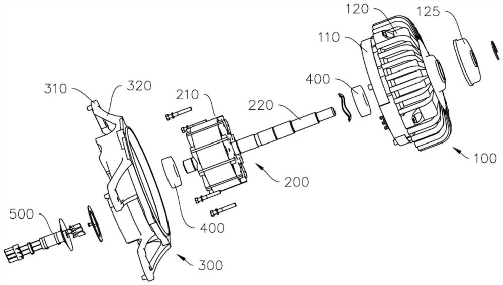 Motor and electrical equipment