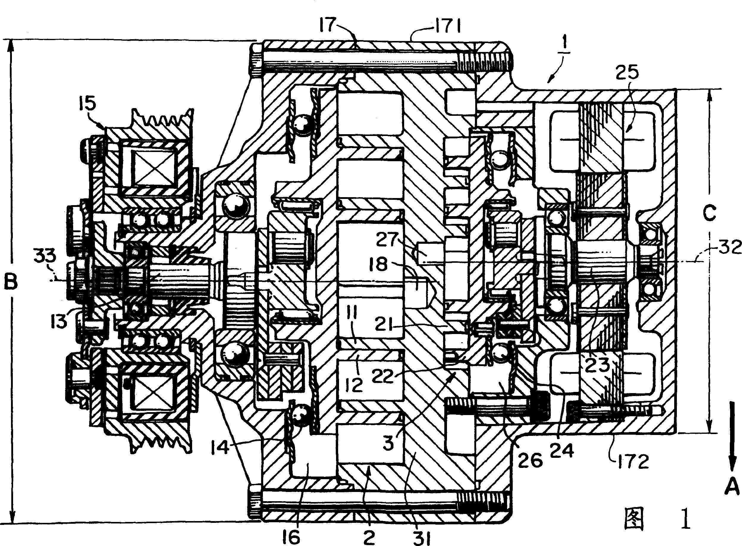 Mixed compressor