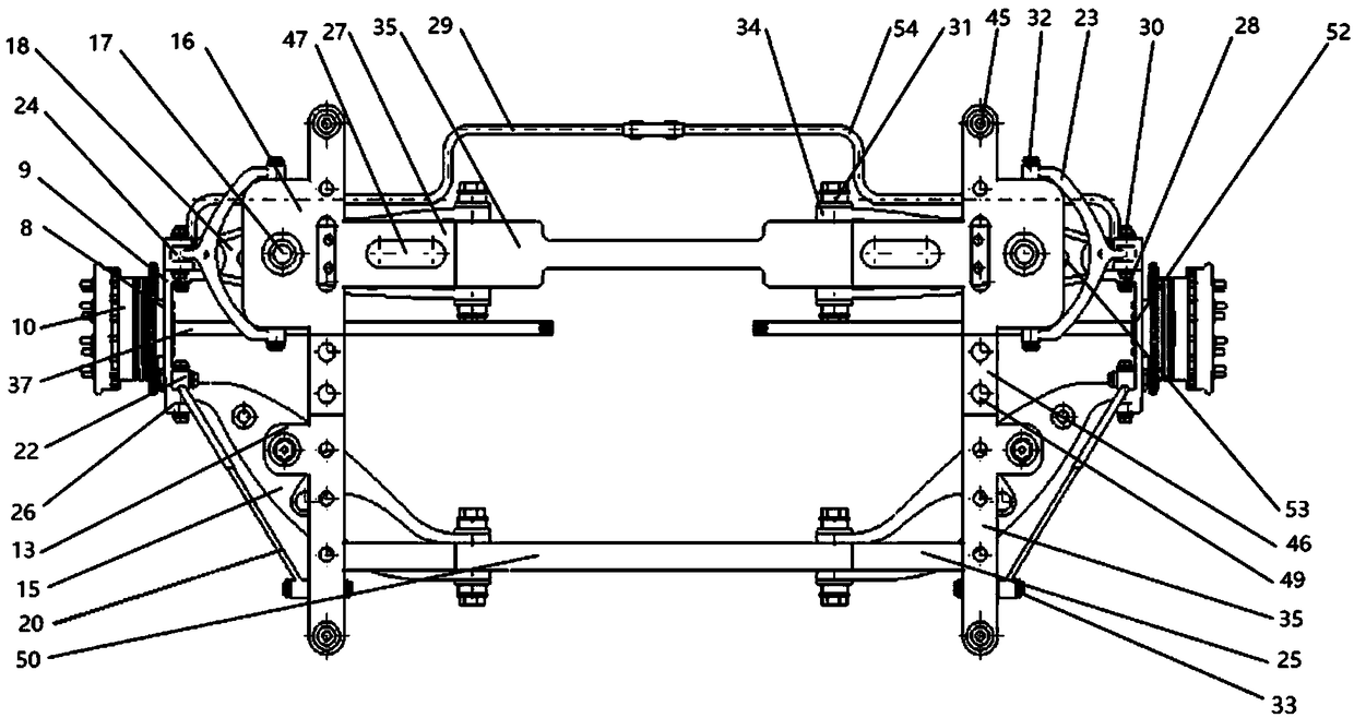 A multi-link independent suspension for commercial vehicle drive axle
