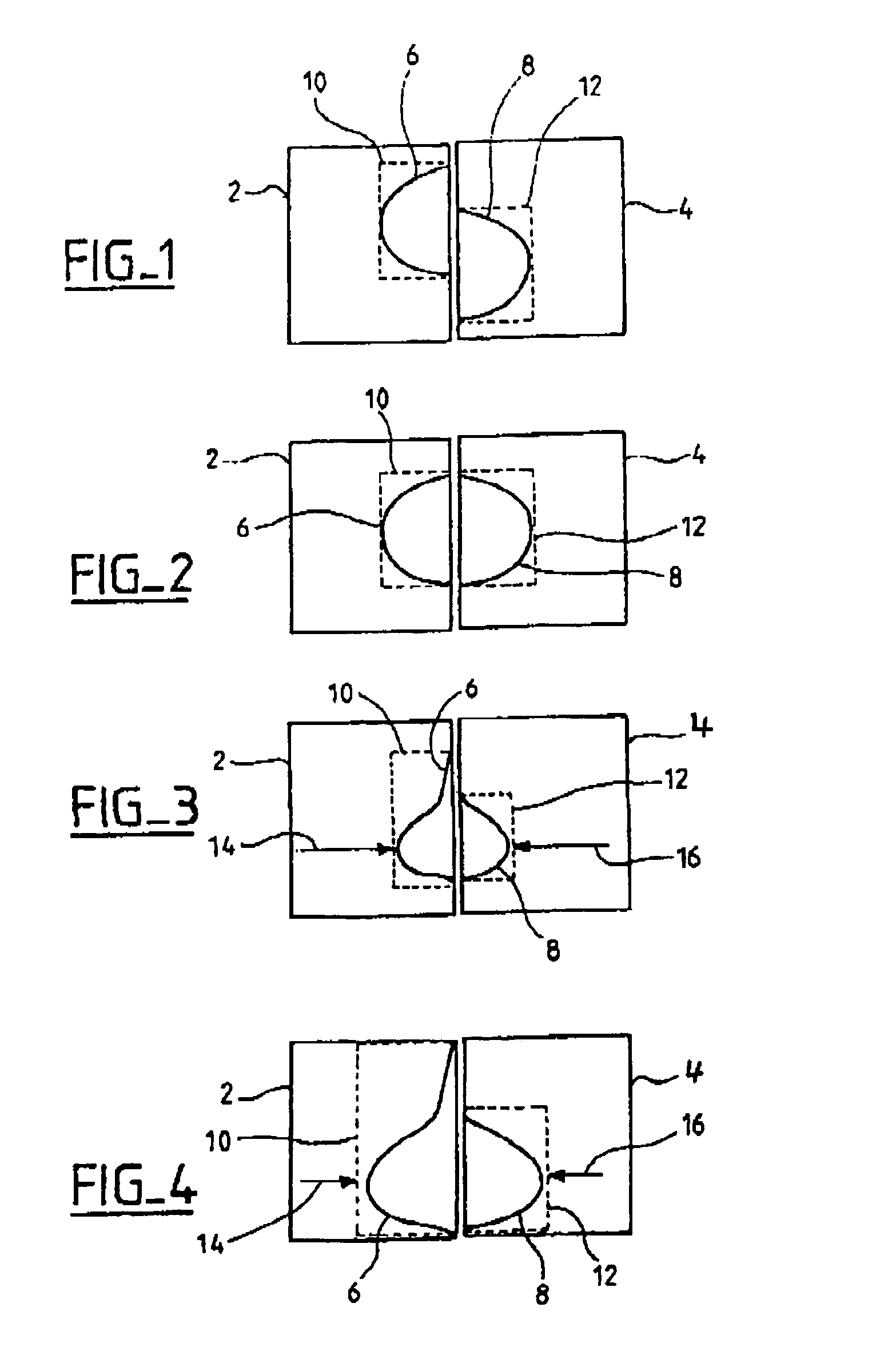 Method for simultaneous body part display