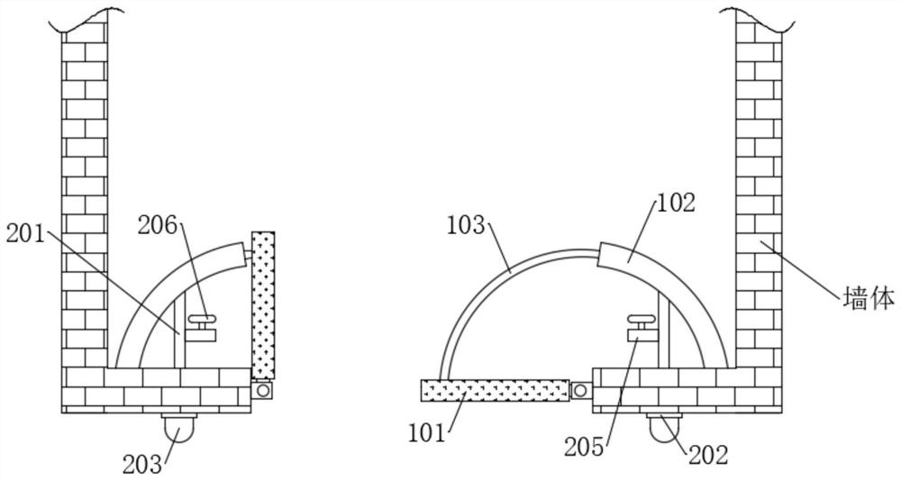 A kind of pneumatic sure-closing smoke-resisting safety fire door