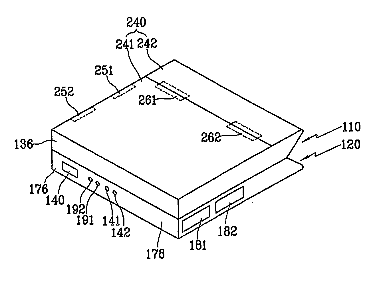 Case for desktop computer