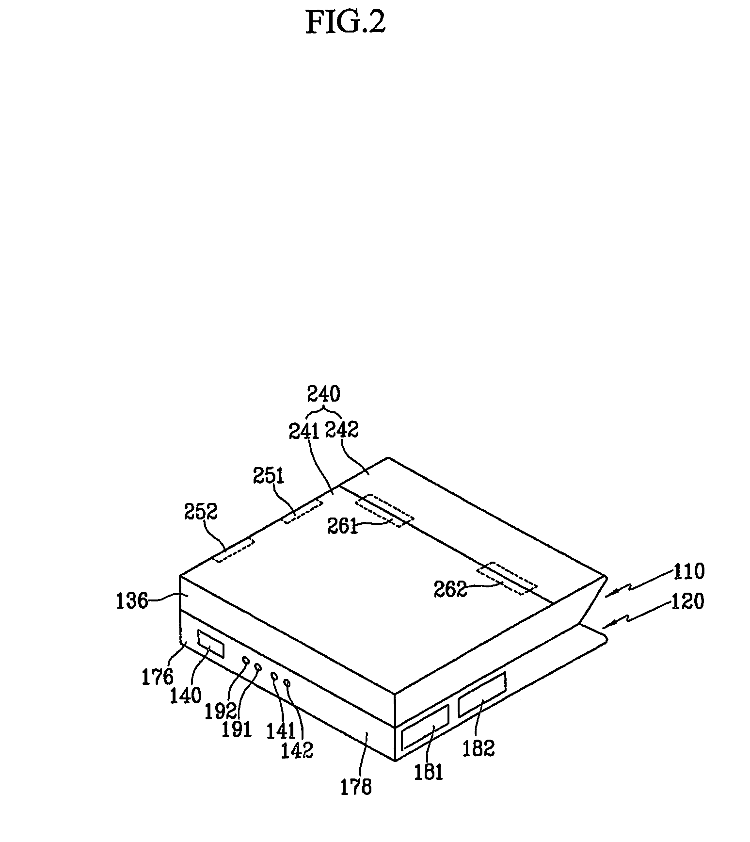 Case for desktop computer