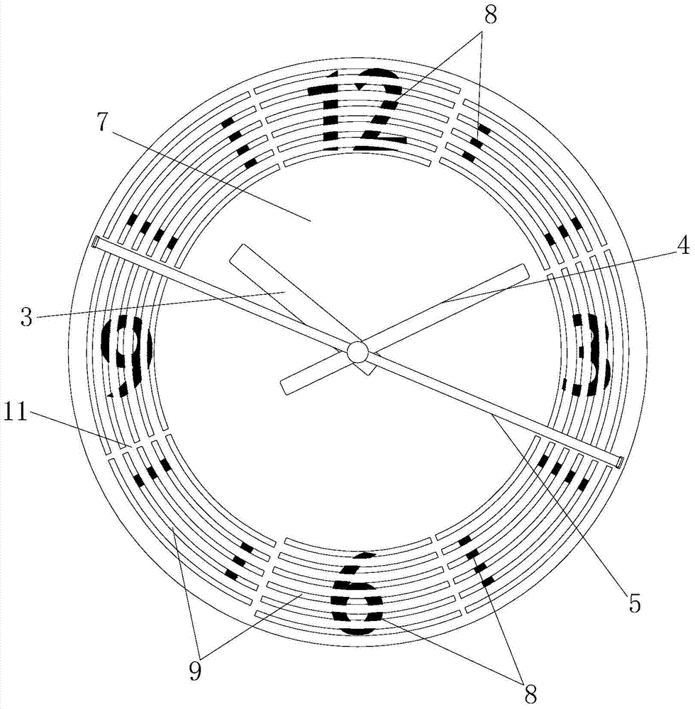 A dynamic display clock