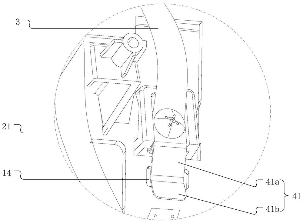 Charging port cover assembly and automobile