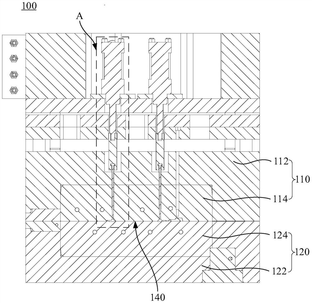 Die-casting die and die-casting method of product