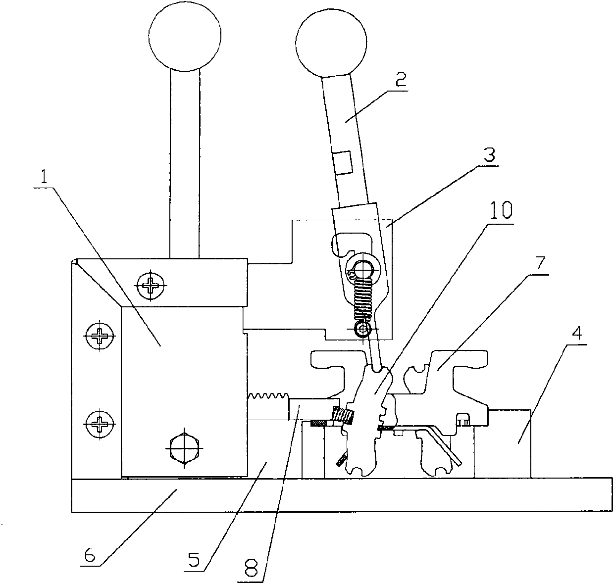 Device for assembling contact spring of frame-type breaker