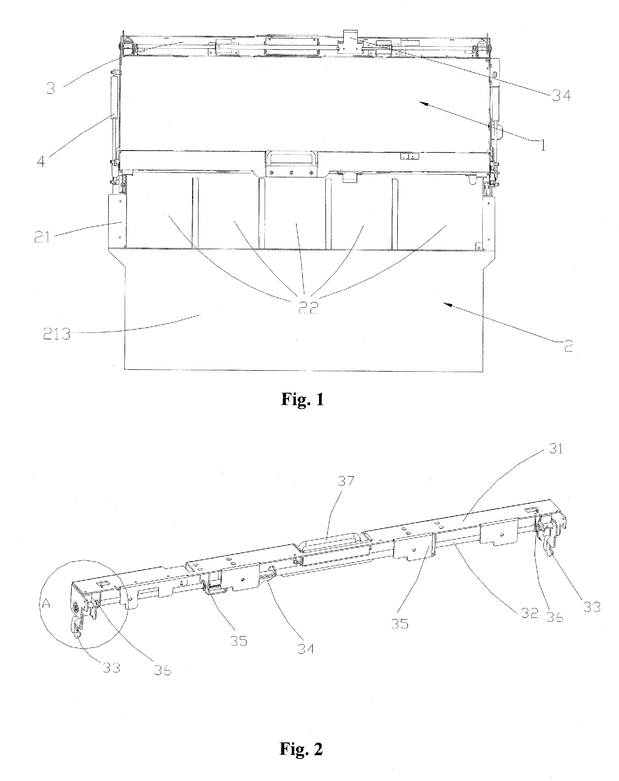 Paper money transmission and storage device