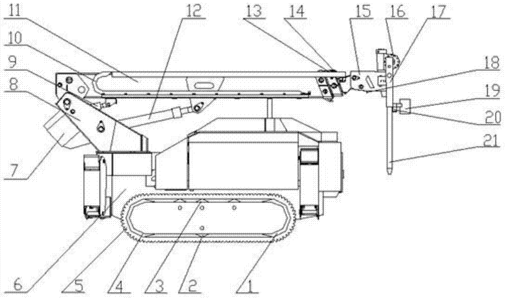 A high-pressure water spray system for electric water washing robots in substations