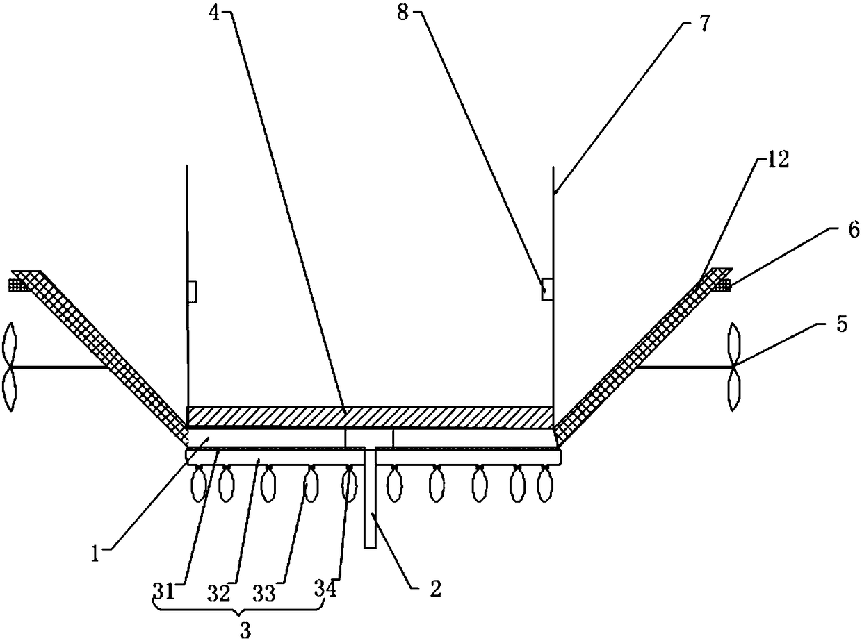 A mobile sewage detection equipment with balance adjustment function