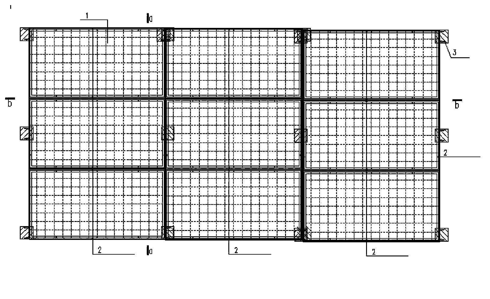 Wide channel double-layer ventilating outer wall utilizing photovoltaic power generation