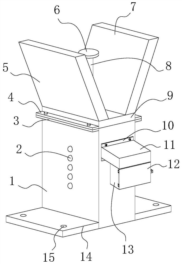 Steel bar diameter measuring device