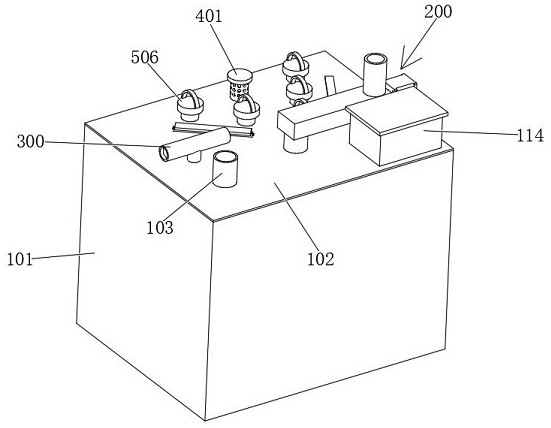 Integrated distributed biological filter system for rural sewage treatment